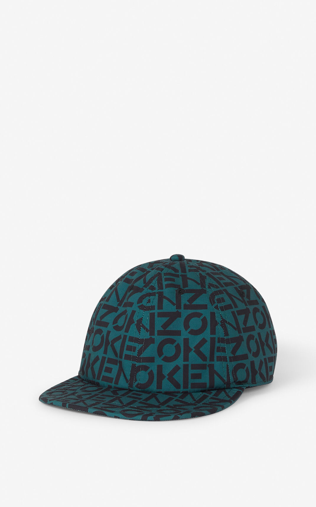 Gorras Kenzo Monogrammed baseball Hombre Verde Oscuro WGH259308